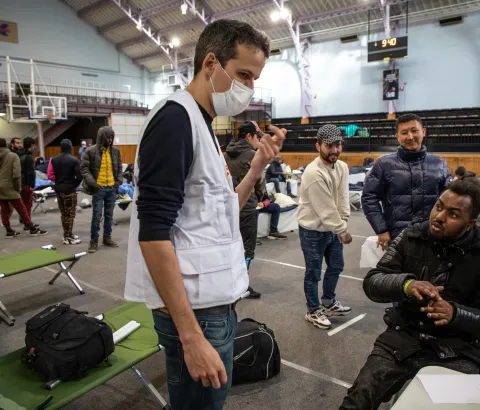 COVID France shelter home