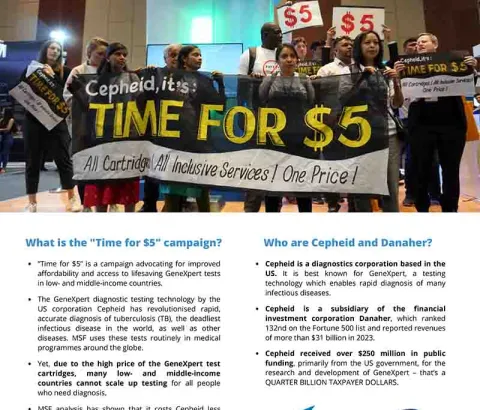 Factsheet: “Time for $5” Campaign