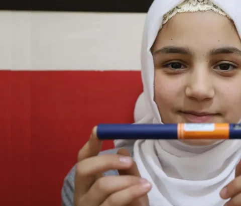 Insulin pen for people with diabetes