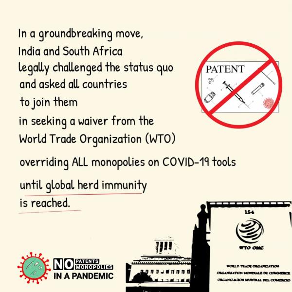 Animation: No Patents, No Monopolies in a Pandemic