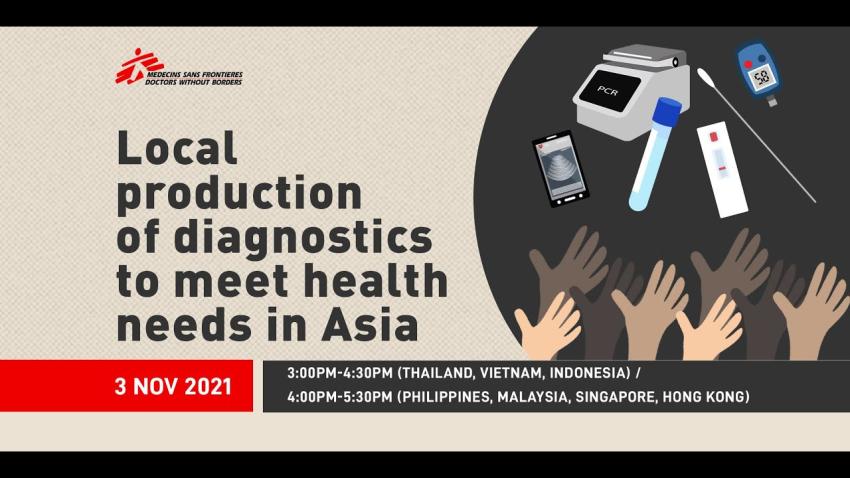 Local production of diagnostics to meet health needs in Asia